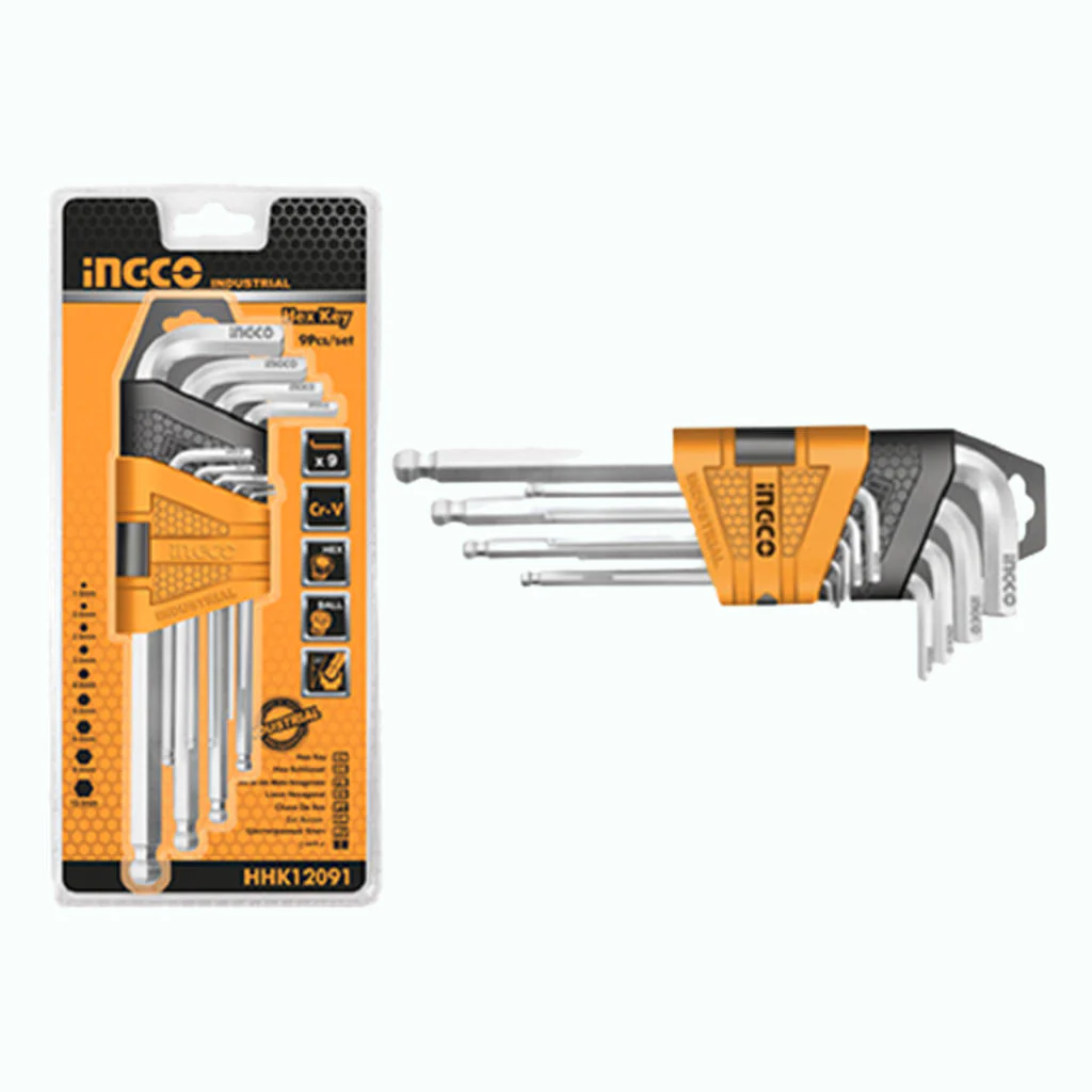 Ingco Ball Point Hex Key HHK12091 - Image 2
