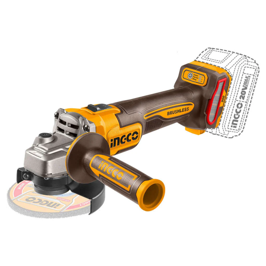 Ingco Cordless Angle Grinder 900 W CAGLI261021