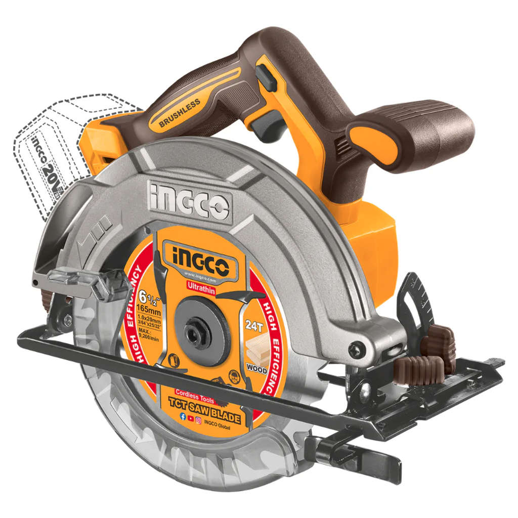 Ingco Cordless Circular Saw 20 V CSLI1652