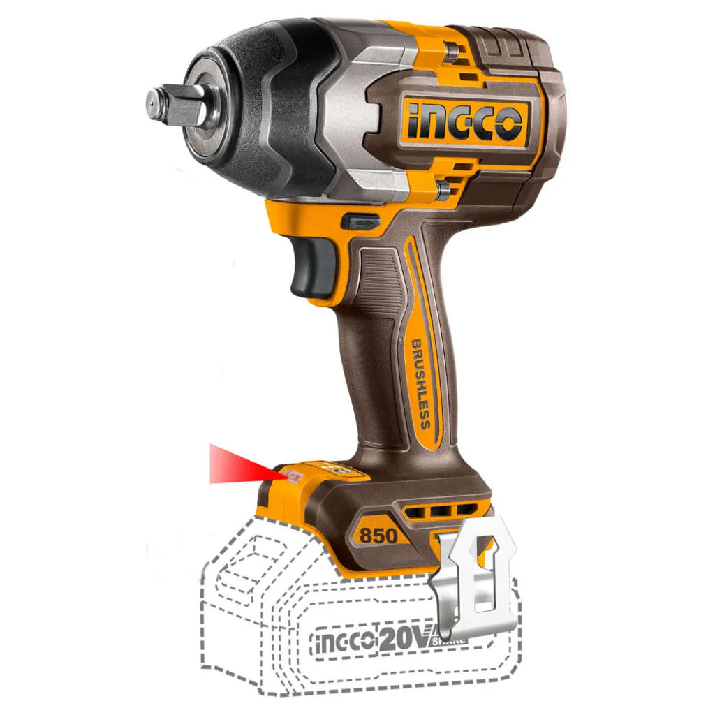 Ingco Cordless Impact Wrench 20 V CIWLI2085 - Image 2