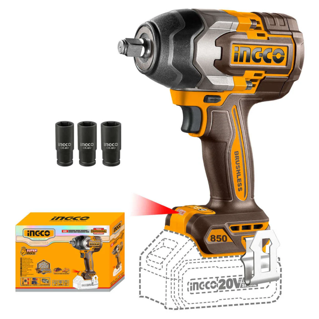 Ingco Cordless Impact Wrench 20 V CIWLI20851
