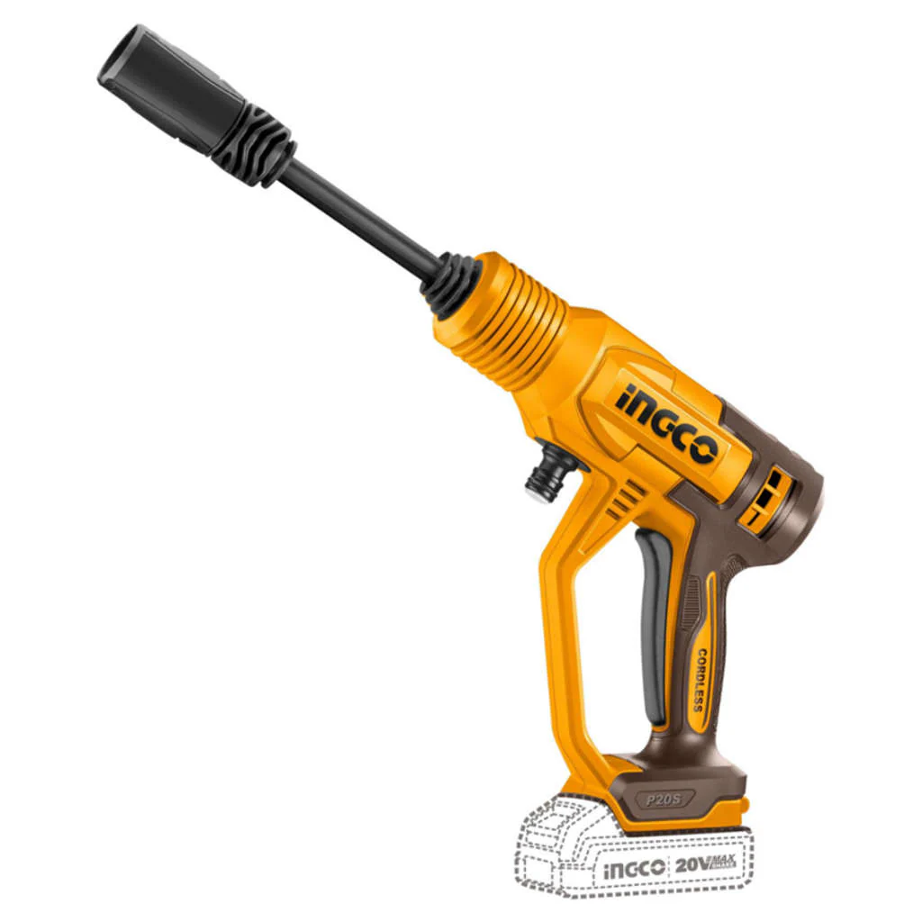 Ingco Cordless Pressure Washer 24.8 Bar CPWLI20362 - Image 2