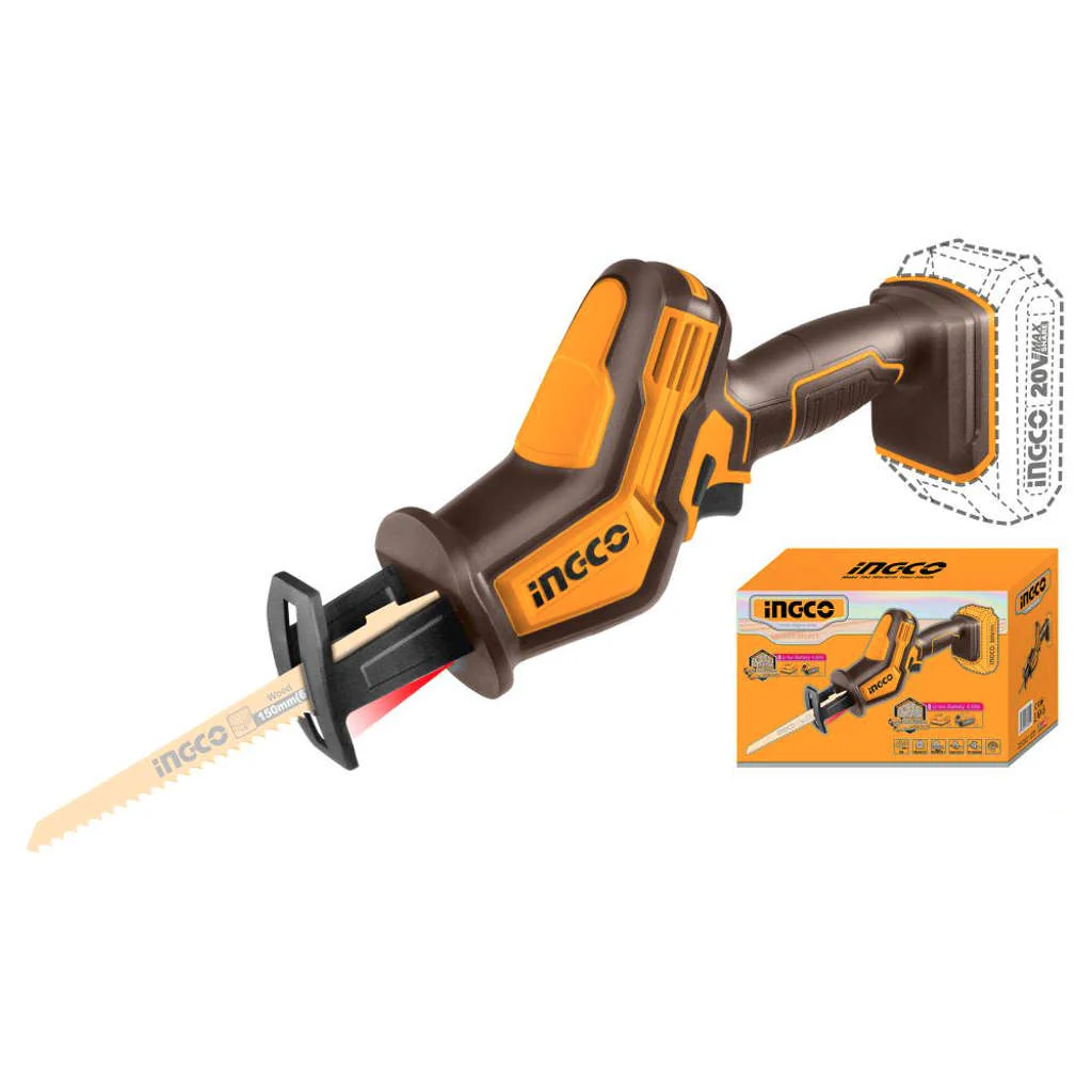 Ingco Cordless Reciprocating Saw 20 V CRSLI6508