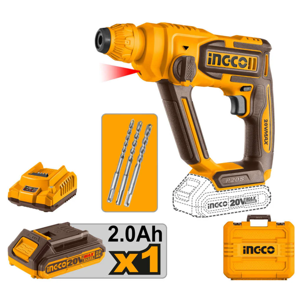 Ingco Cordless Rotary Hammer 20 V CRHLI201681