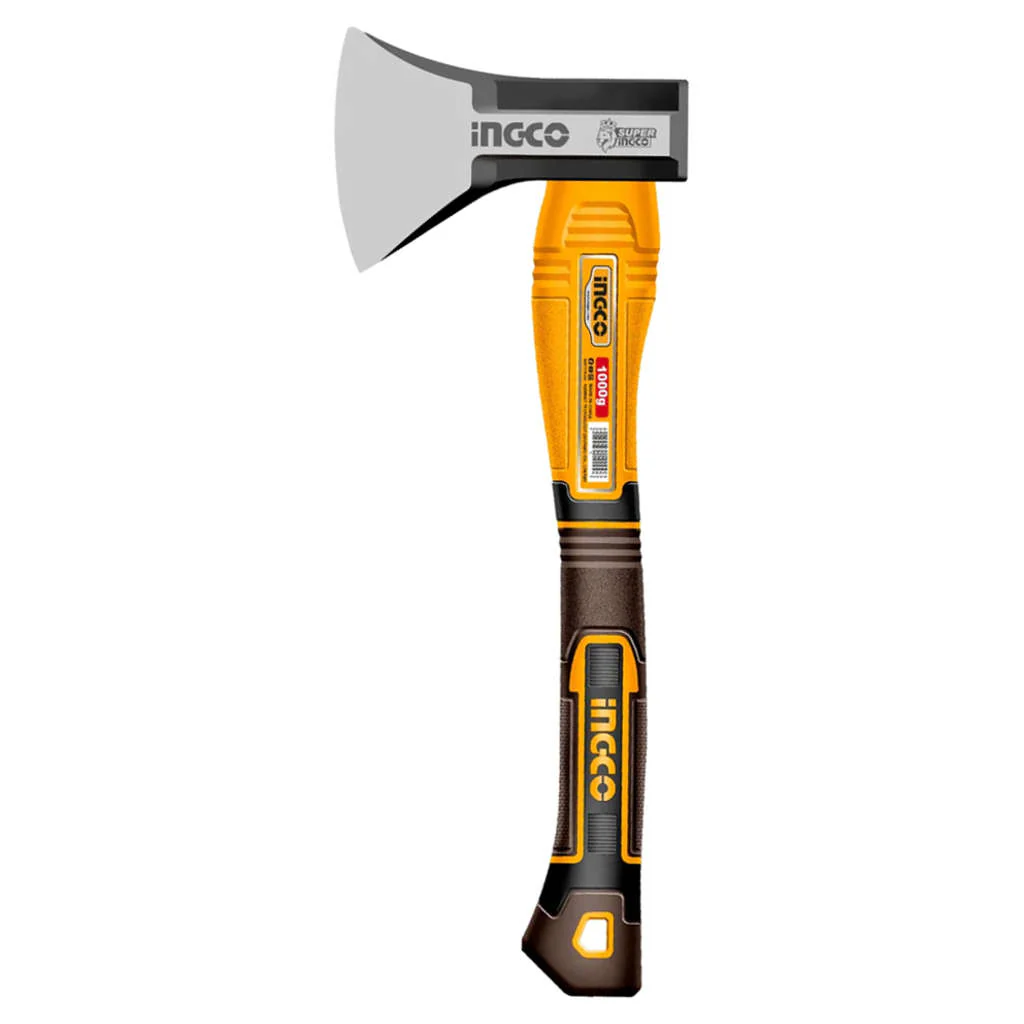 Ingco Fiberglass Handle Axe 1000 g HAX0811000F - Image 2