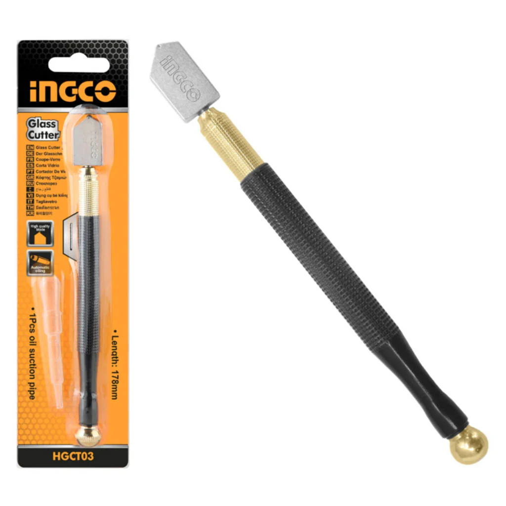 Ingco Heavy Duty Glass Cutter 178mm HGCT03
