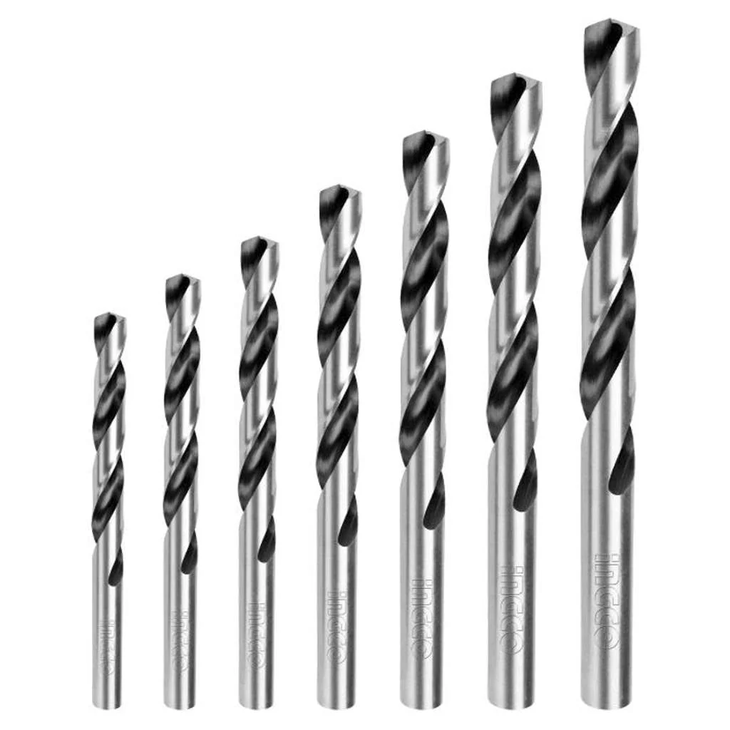 Ingco HSS Twist Drill Bits Set Of 7 Pcs AKD1075 - Image 2