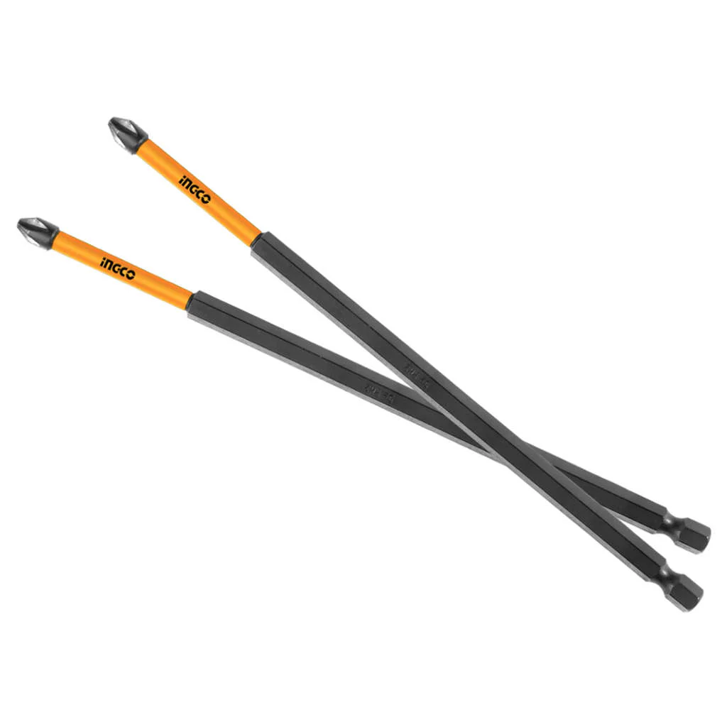 Ingco Impact Screwdriver Bits 150 mm Set Of 10 Pcs SDBIM11PH263 - Image 2