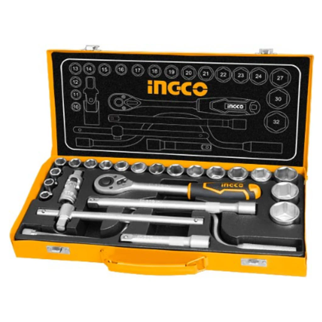Ingco Socket Set 1/2Inch 24Pcs HKTS0243