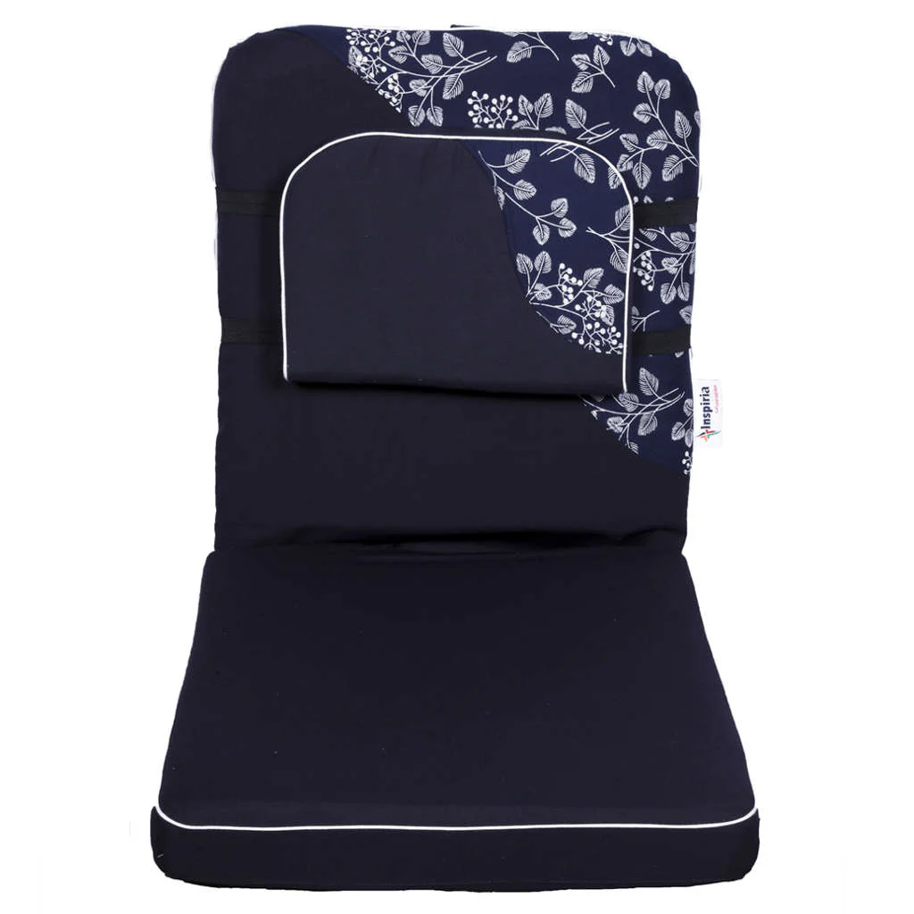 Inspiria Meditation Chair Foldable D3S Navy Blue - Image 2