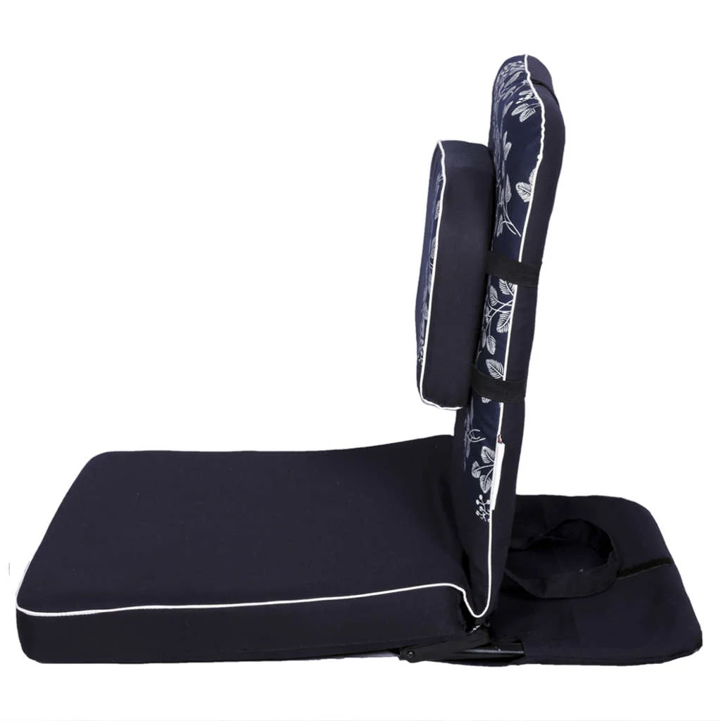 Inspiria Meditation Chair Foldable D3S Navy Blue - Image 3