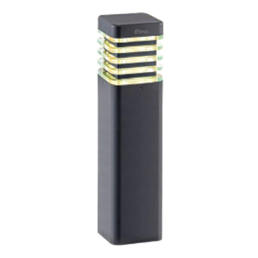 Inventaa Eberta LED Bollard Ice Cube Garden Bollard Light 2 Feet Square 12y - 2802