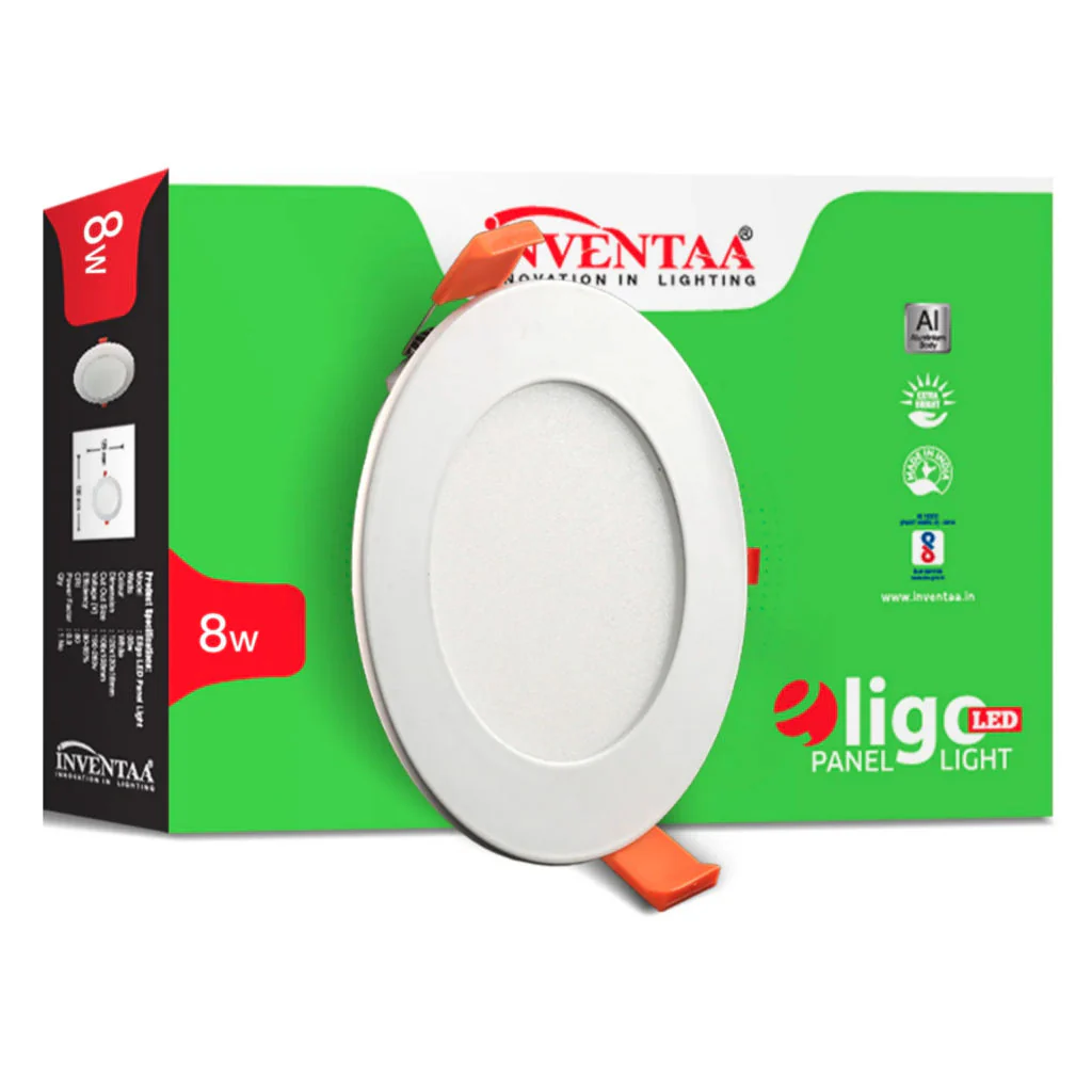 Inventaa Eligo Round LED Panel Light 8 W ELR 08