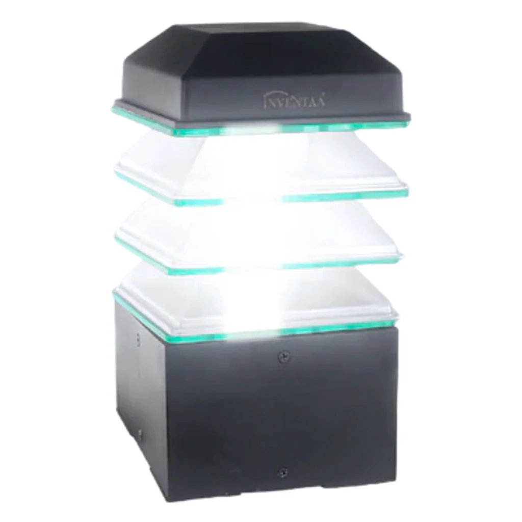 Inventaa Estela LED Floor Mount Ice Cube Gate Light 12 W Square 12c - 2624