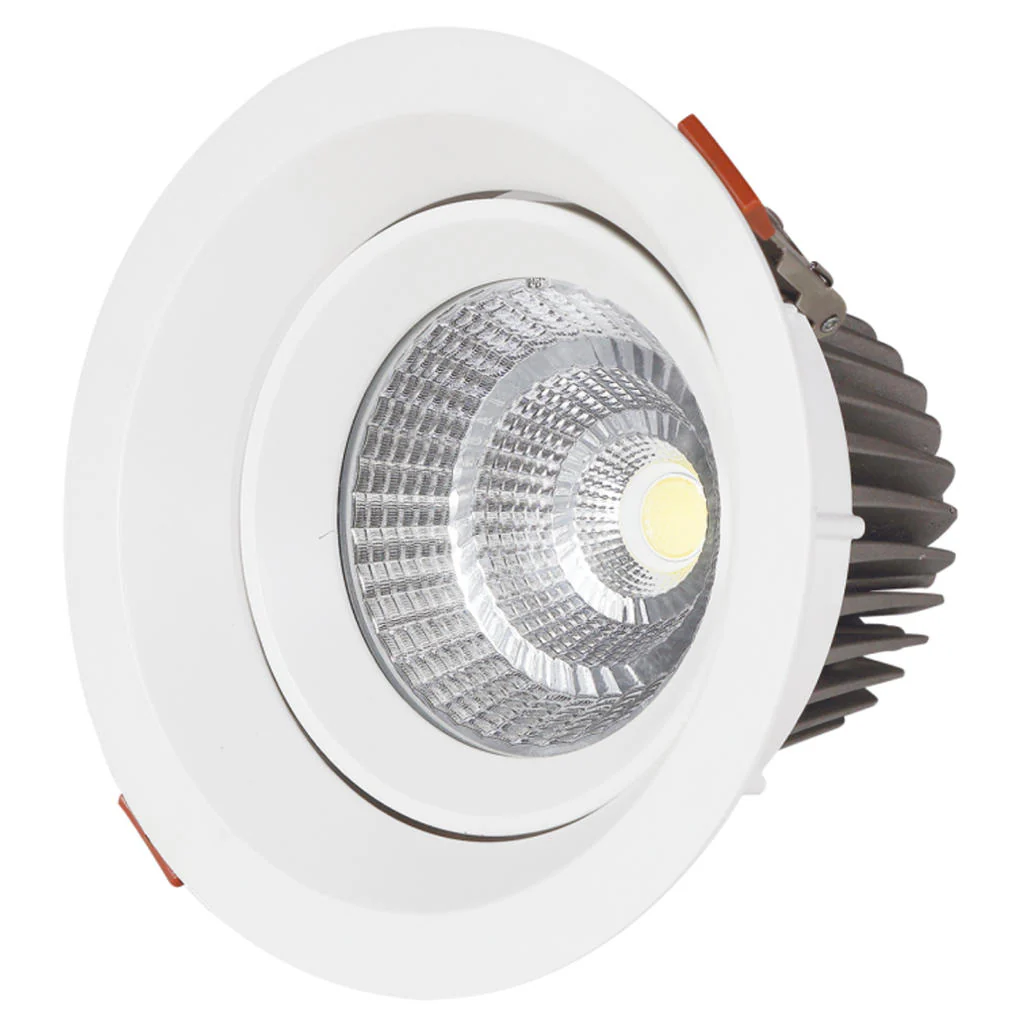 Jaquar Eris Deep LED COB Downlight Round 20W 3000K LERS03R020XW