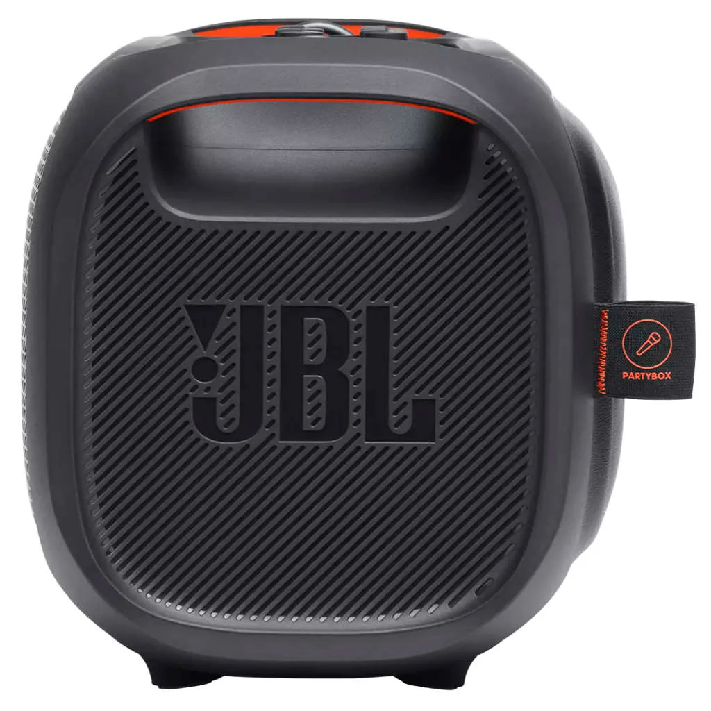JBL PartyBox On-The-Go Portable Party Speaker With Built-In Lights And Wireless Mic Black - Image 3