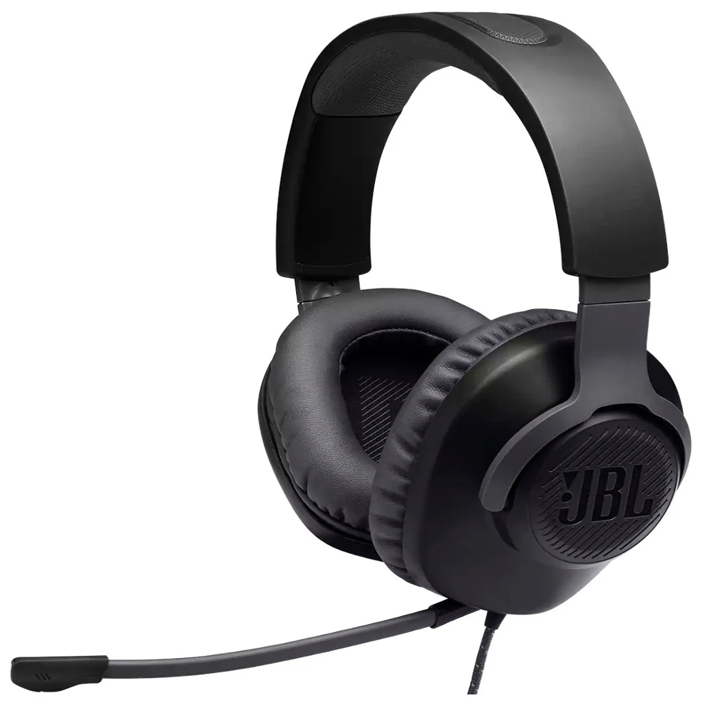 JBL Quantum 100 Wired Over-Ear Gaming Headset With A Detachable Mic Black JBLQUANTUM100BLK - Image 2