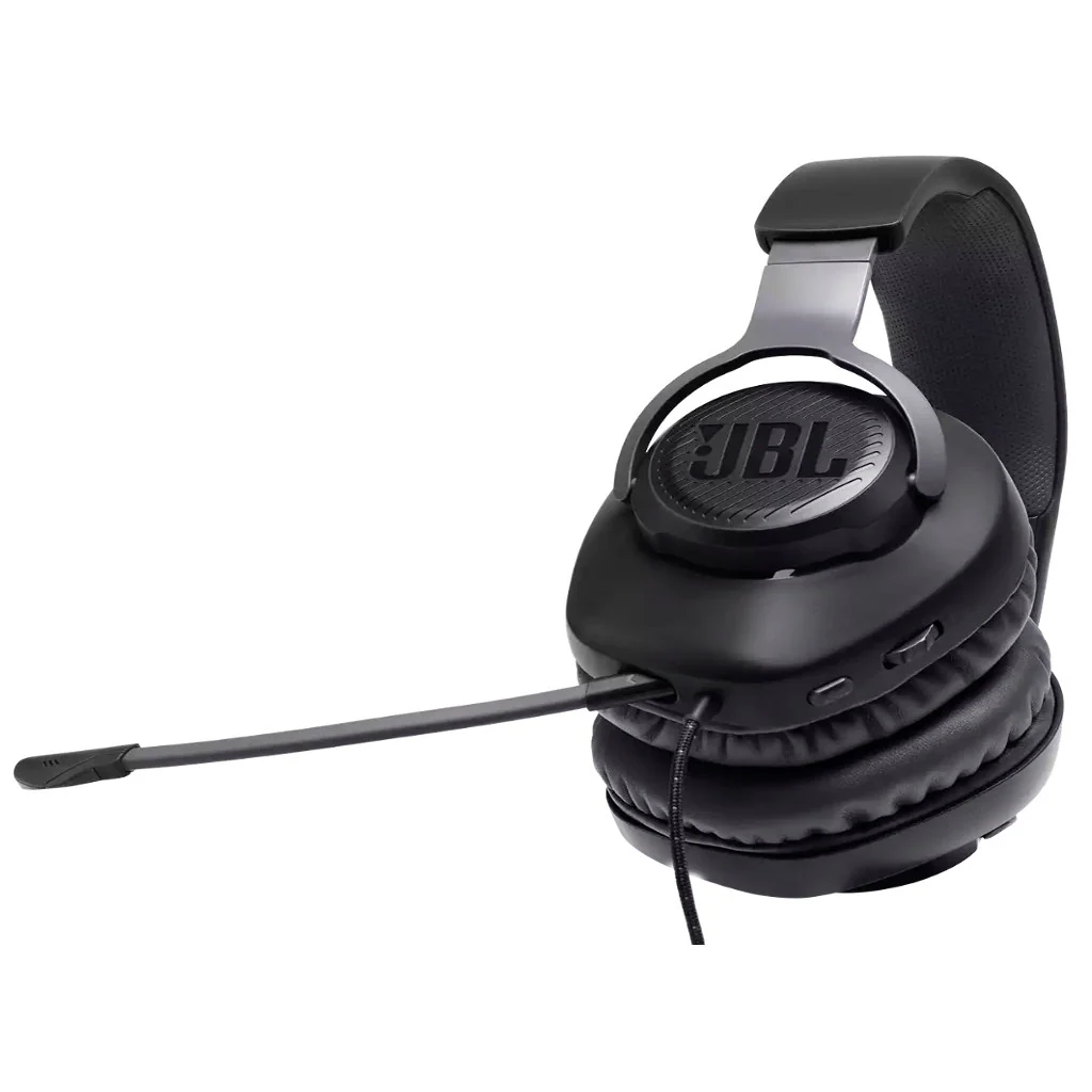 JBL Quantum 100 Wired Over-Ear Gaming Headset With A Detachable Mic Black JBLQUANTUM100BLK - Image 4