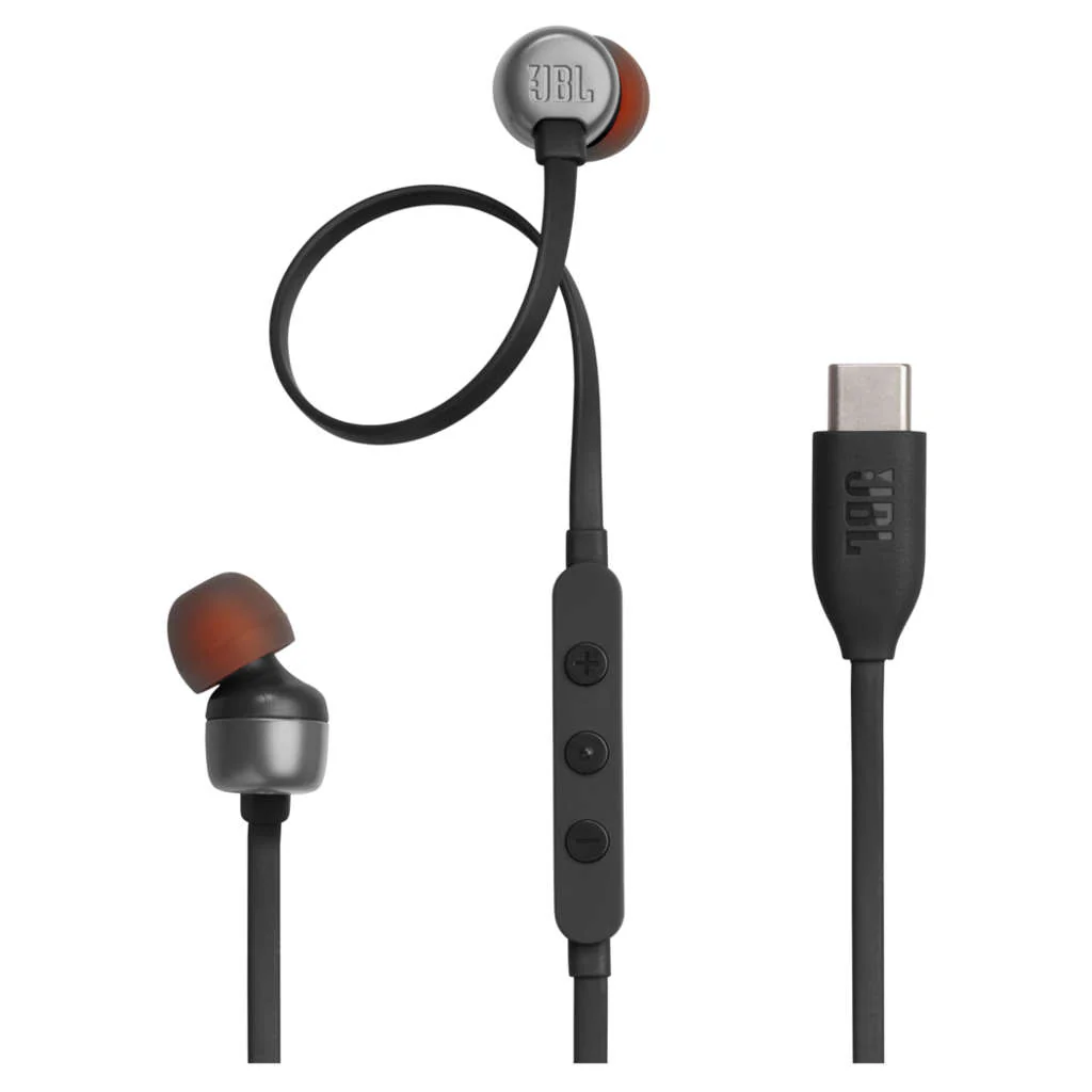 JBL Tune 310C Wired In Ear Headphone Black JBLT310CBLK