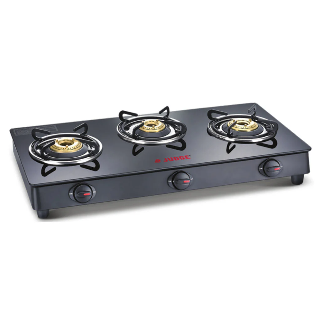 Judge Aura Glasstop Gas Stove 3Burner JAG 05