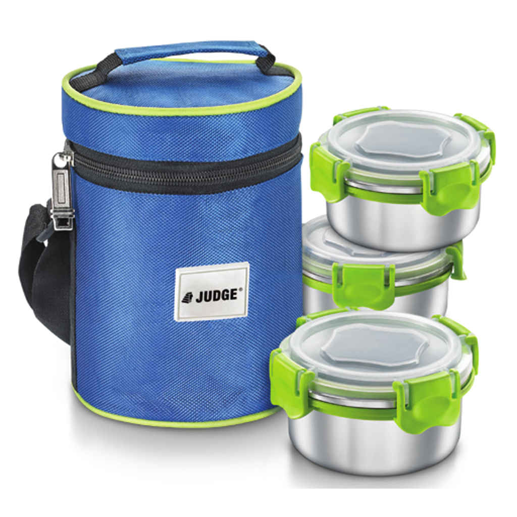 Judge TiffinBox With Pouch 3Pcs