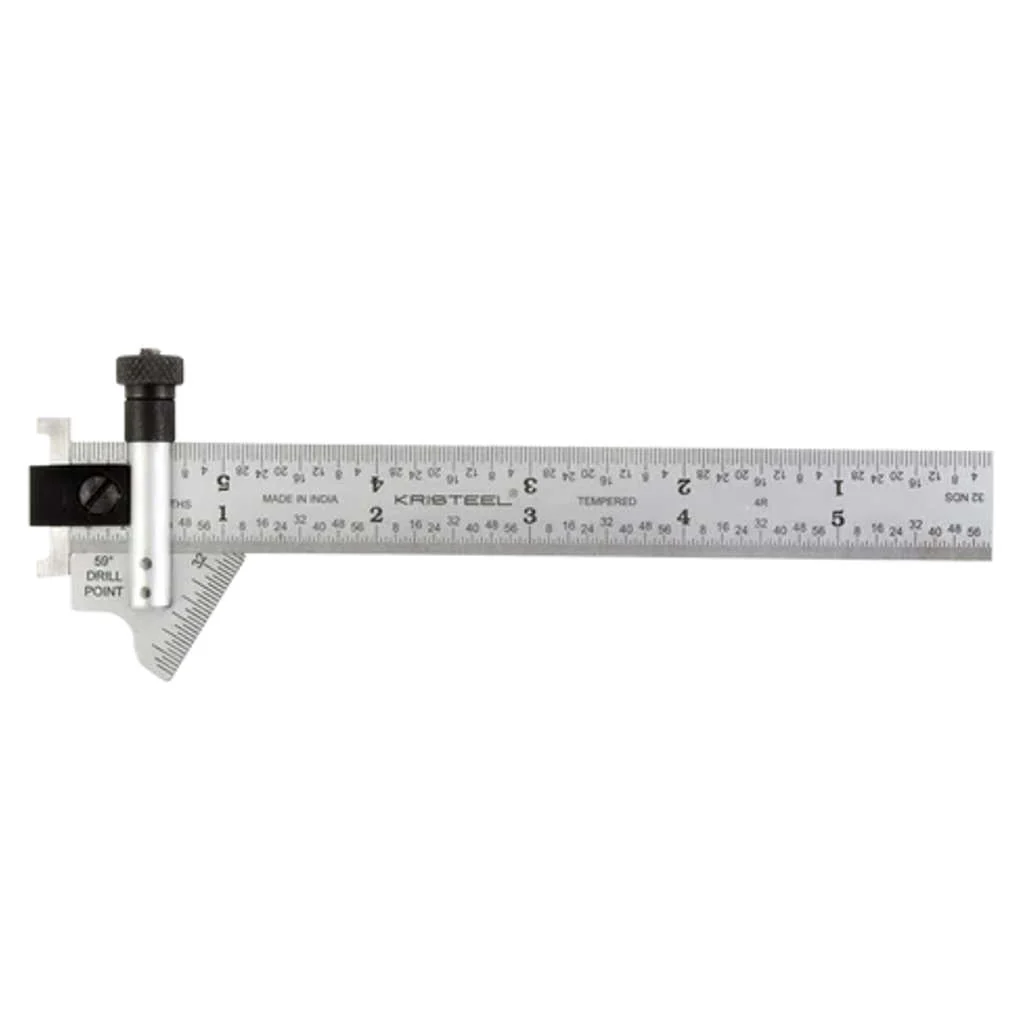 Kristeel Shinwa Hook Rule Cum Drill Point Gauge Assembly HRDPG