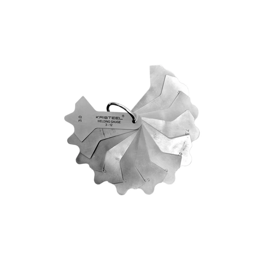 Kristeel Shinwa Weld Gauge 12 Leaves Cum Radius Gauge Set WGRG