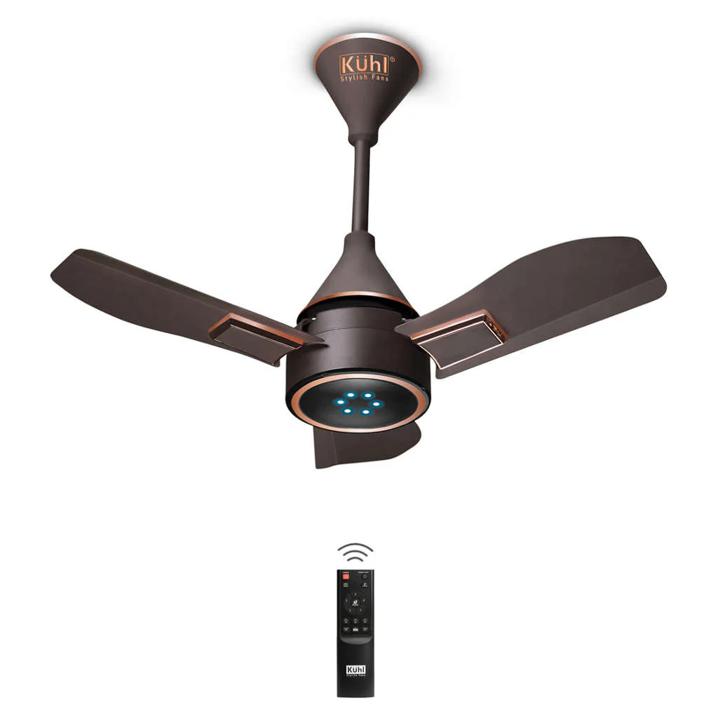 Kuhl Arctis A8 BLDC Ceiling Fan With Remote 600 mm Espresso