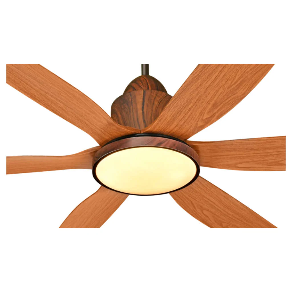 Kuhl Galaxis Star BLDC Underlight Ceiling Fan With Remote 1400 mm Teak Wood - Image 4