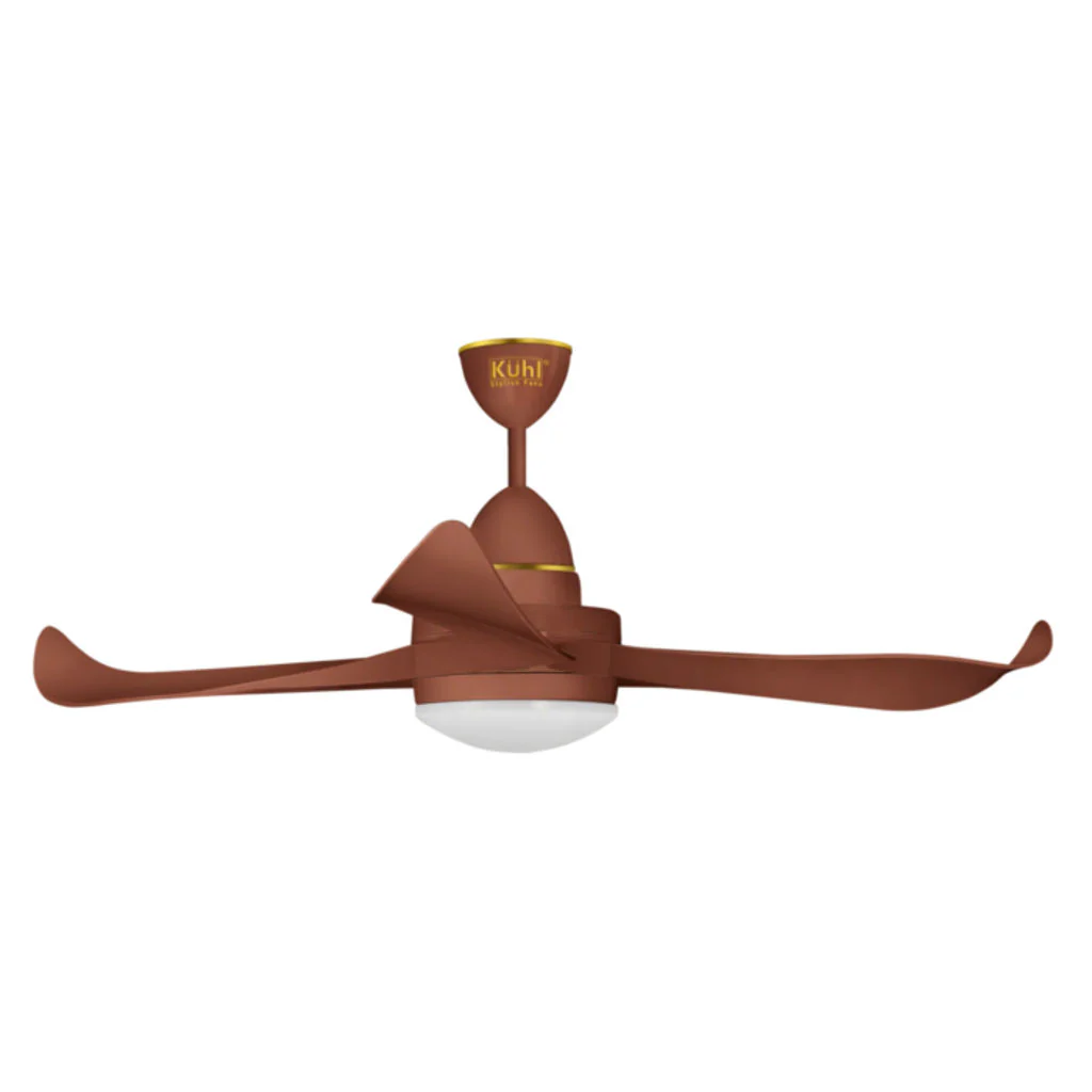 Kuhl Glanz F3 BLDC Underlight Ceiling Fan With Remote 1320 mm Brown - Image 2