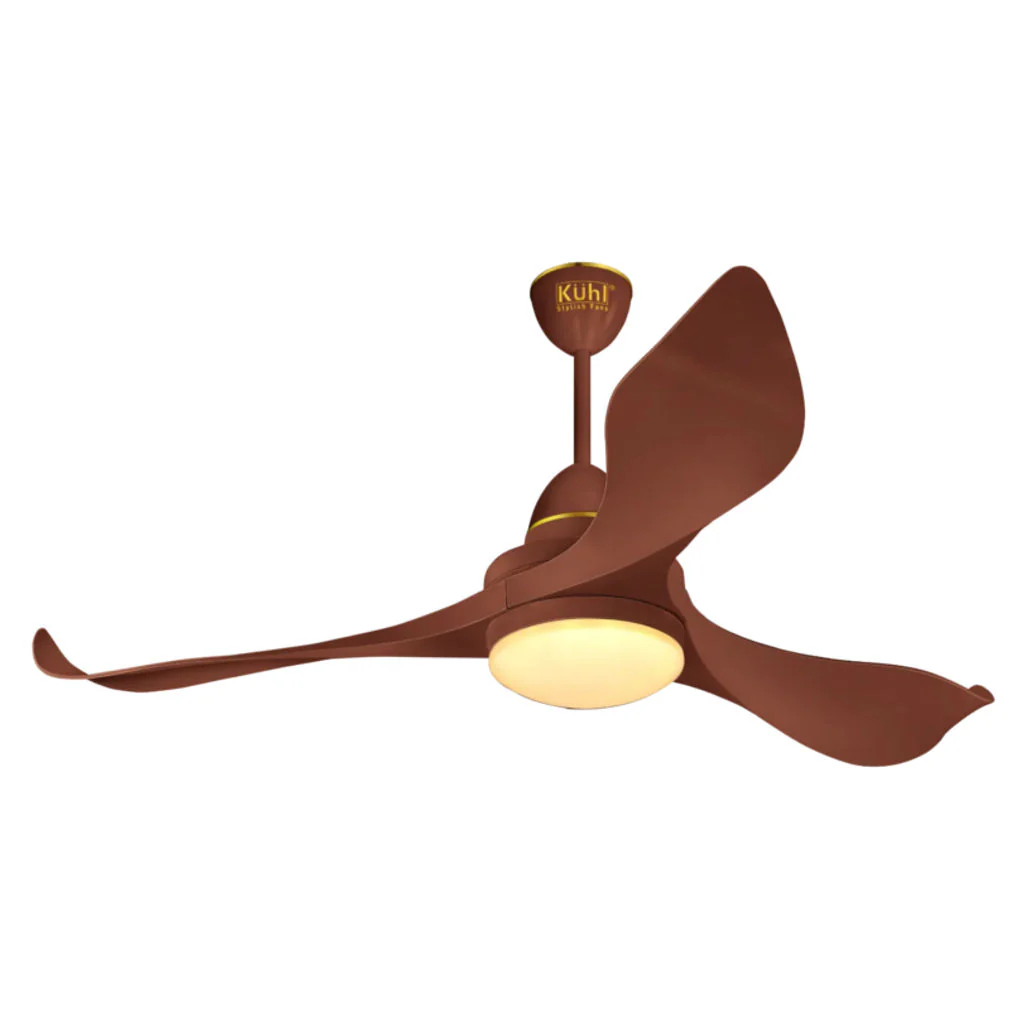 Kuhl Glanz F3 BLDC Underlight Ceiling Fan With Remote 1320 mm Brown - Image 4