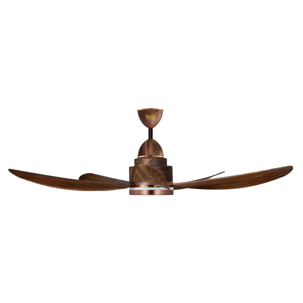 Kuhl Luxus C5 BLDC Underlight Ceiling Fan 1200mm Teak - Image 2