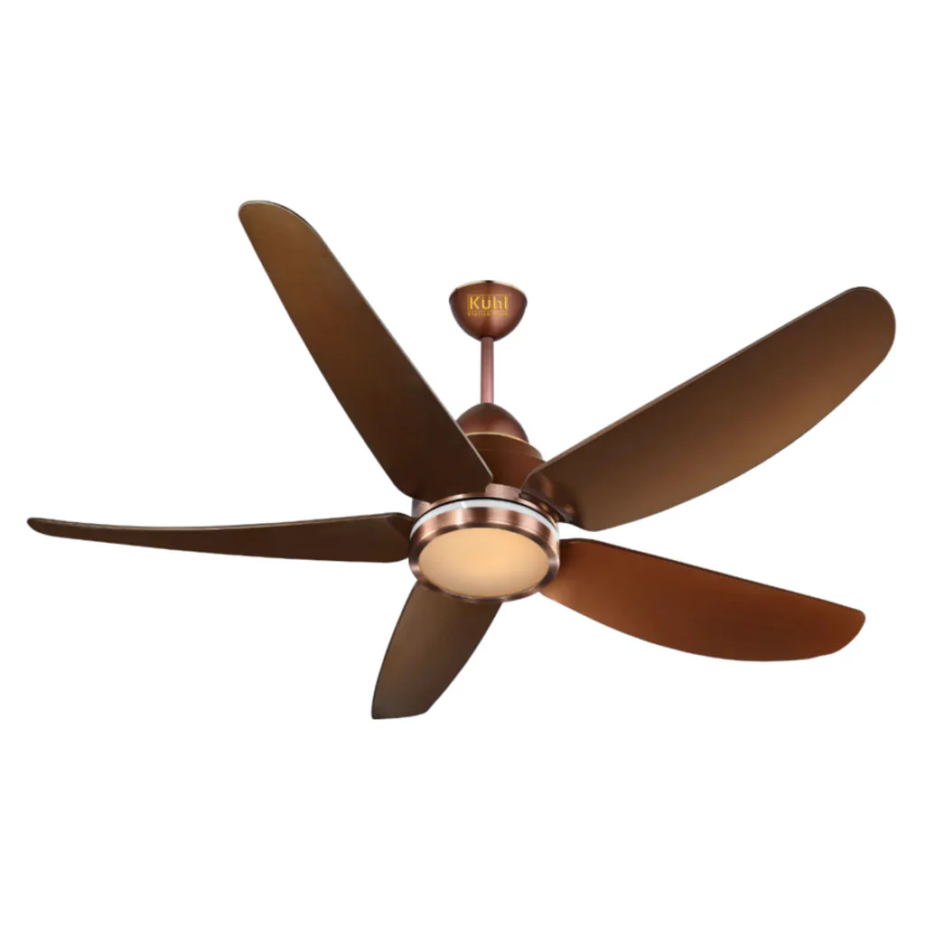Kuhl Luxus C5 BLDC Underlight Ceiling Fan With Remote 1320 mm Brown - Image 4