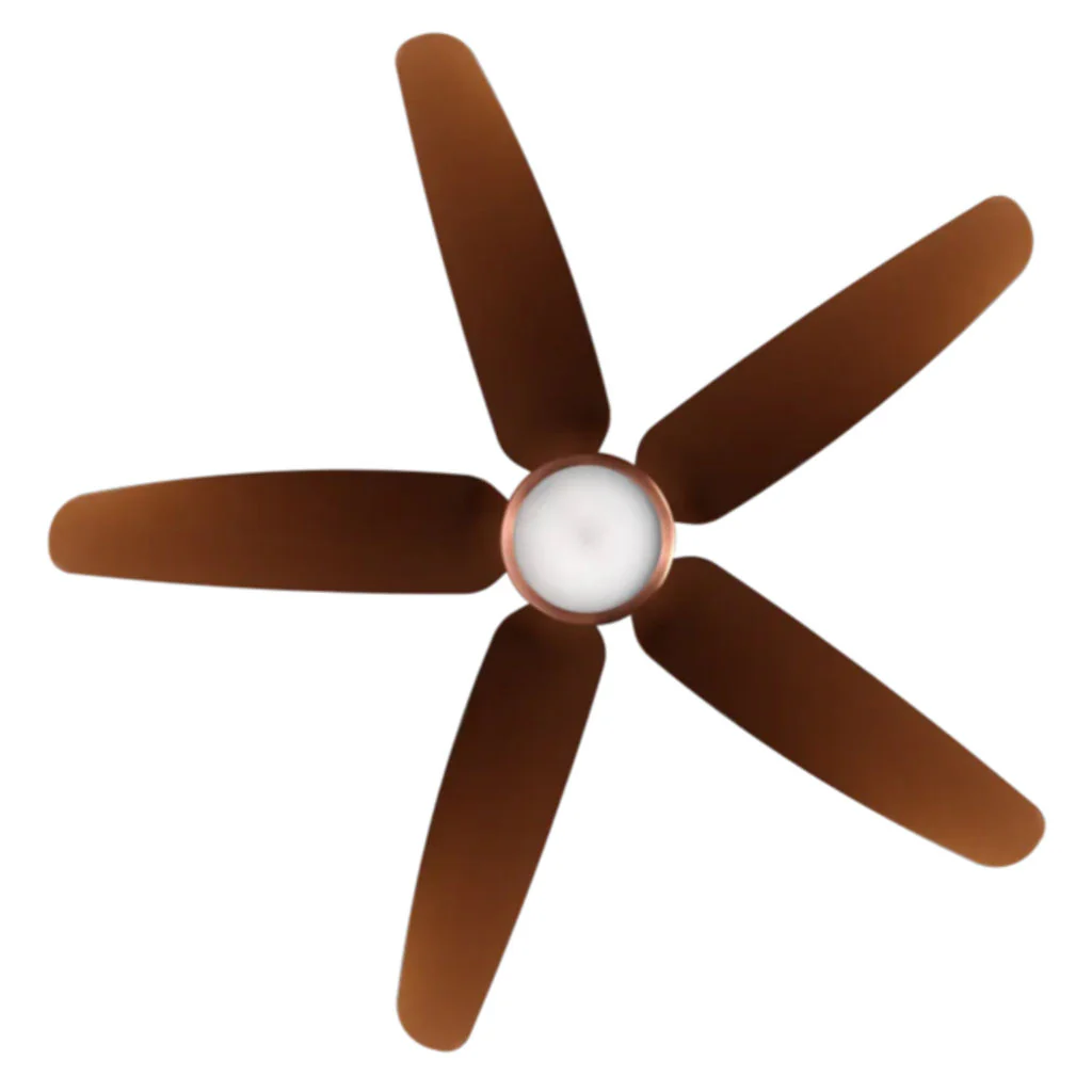 Kuhl Luxus C5 BLDC Underlight Ceiling Fan With Remote 1320 mm Brown - Image 5