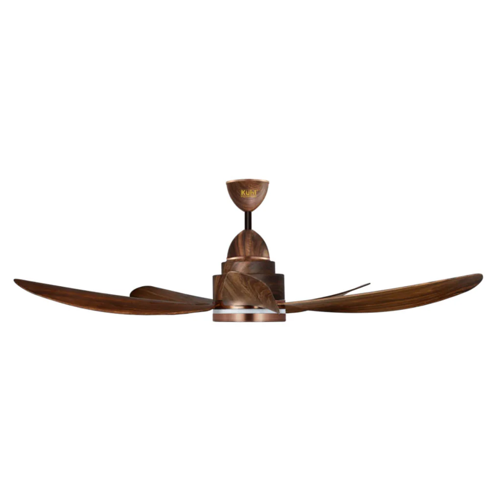 Kuhl Luxus C5 BLDC Underlight Ceiling Fan With Remote 1320 mm Teak - Image 2