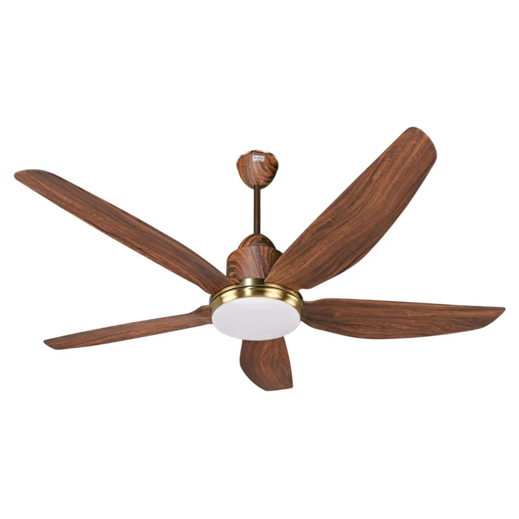 Kuhl Luxus Star BLDC Underlight Ceiling Fan 1400 mm Teak Wood