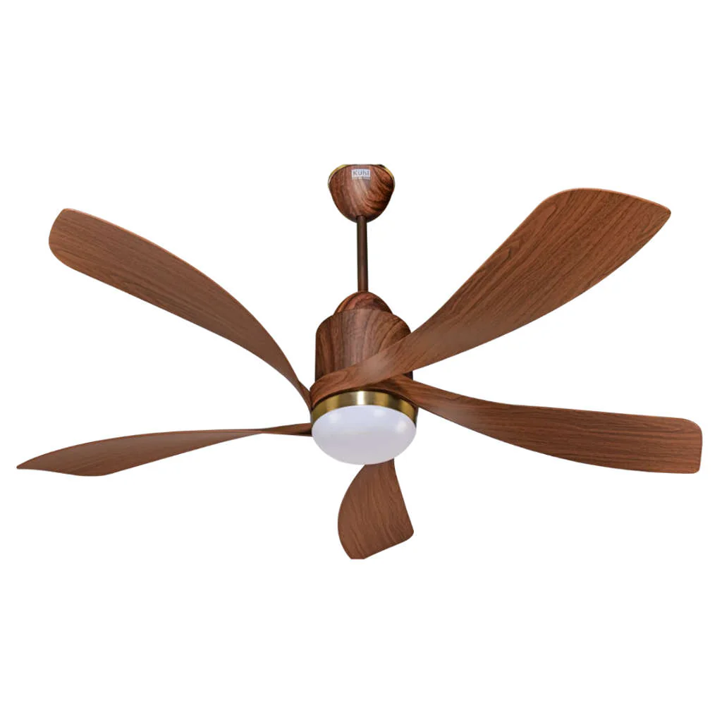 Kuhl Luxus Twist BLDC Underlight Ceiling Fan 1300 mm Teak Wood