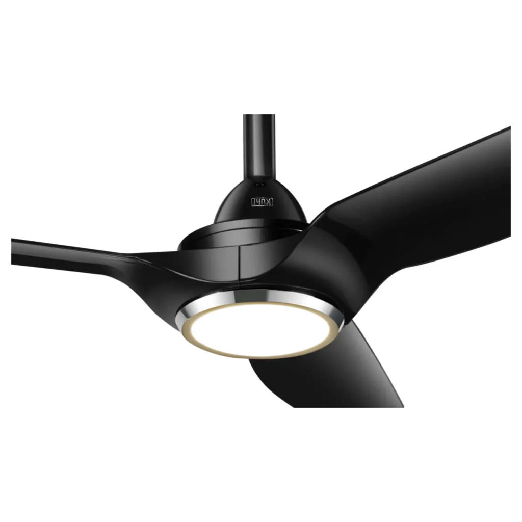 Kuhl Meridian M1 BLDC Underlight Ceiling Fan With Remote 1200 mm Black - Image 4