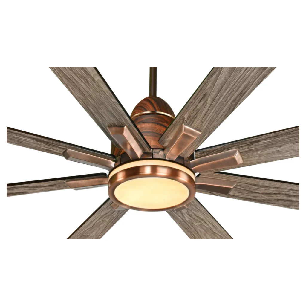 Kuhl Polariz Super 72 BLDC Ceiling Fan With Remote 1800 mm Teak Wood - Image 3