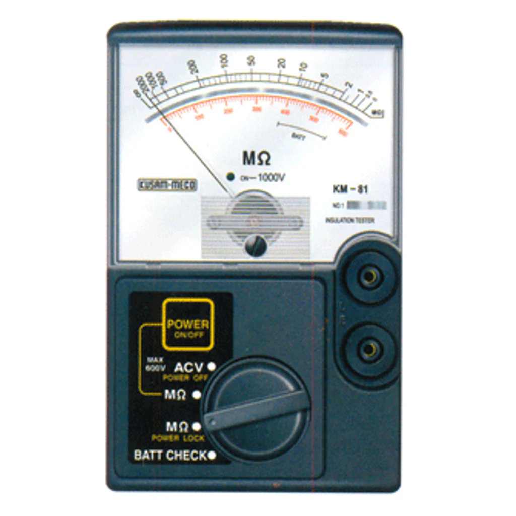Kusam-meco Analog Insulation Resistance Tester 0-600V KM 81