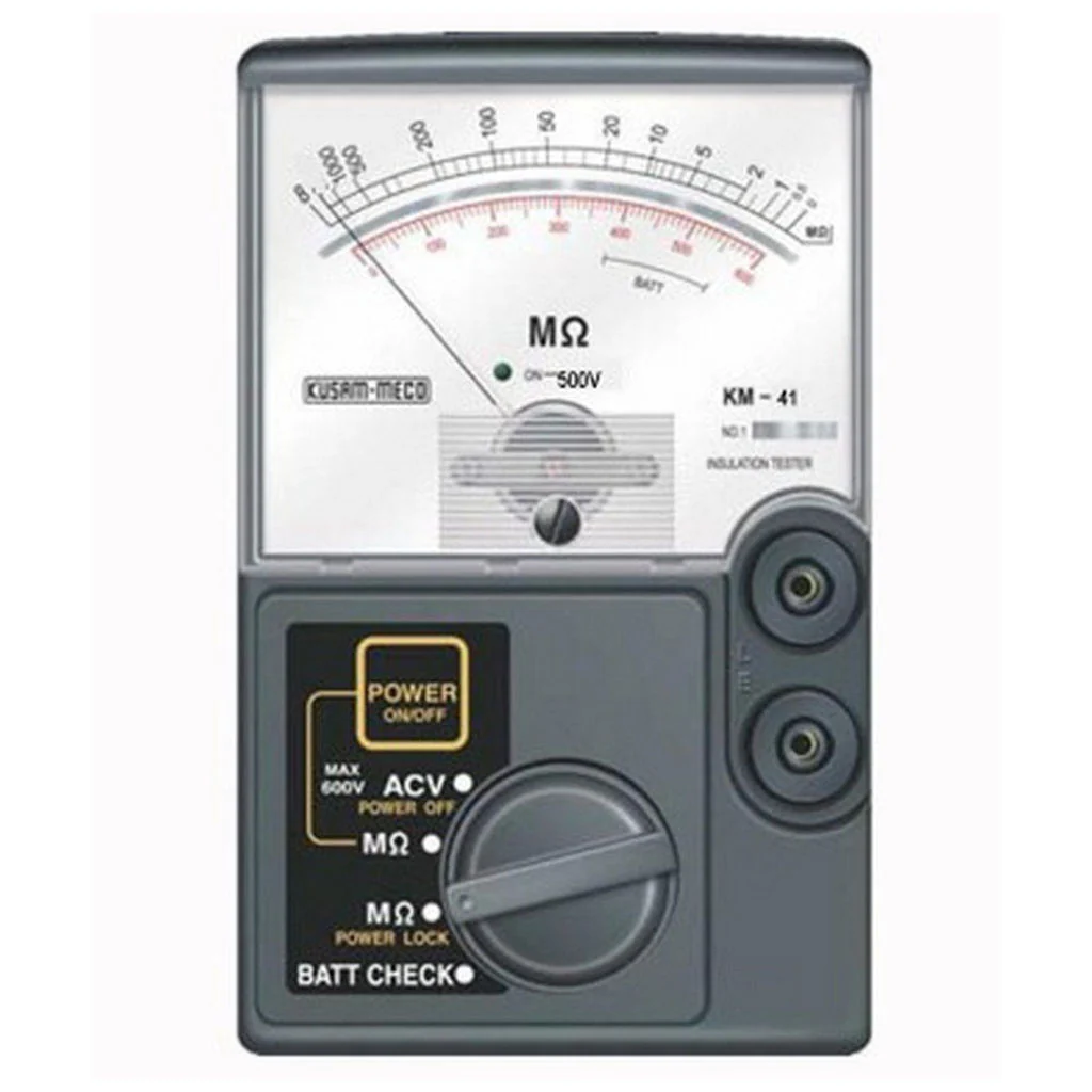 Kusam-meco Analog Insulation Resistance Tester 500V KM 41
