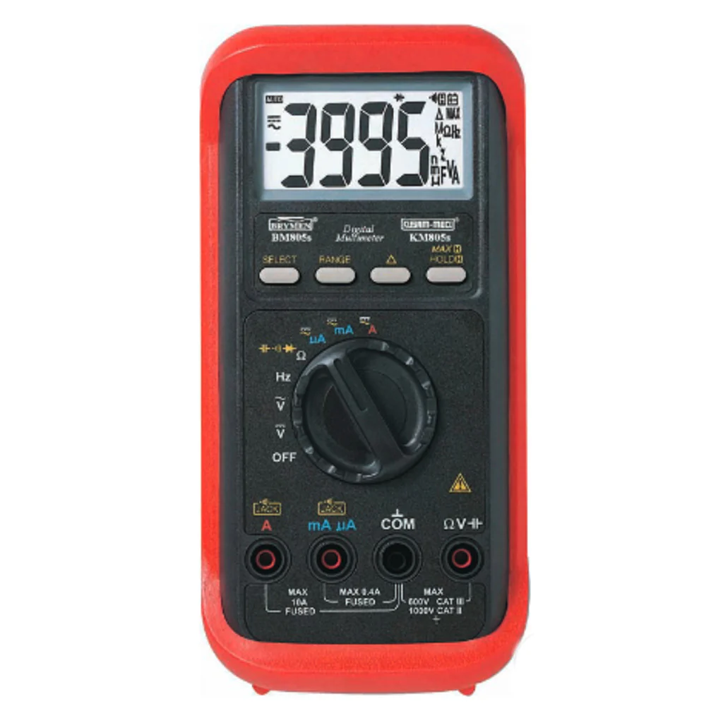 Kusam-meco Autoranging Digital Multimeter 4000 Counts KM 805s