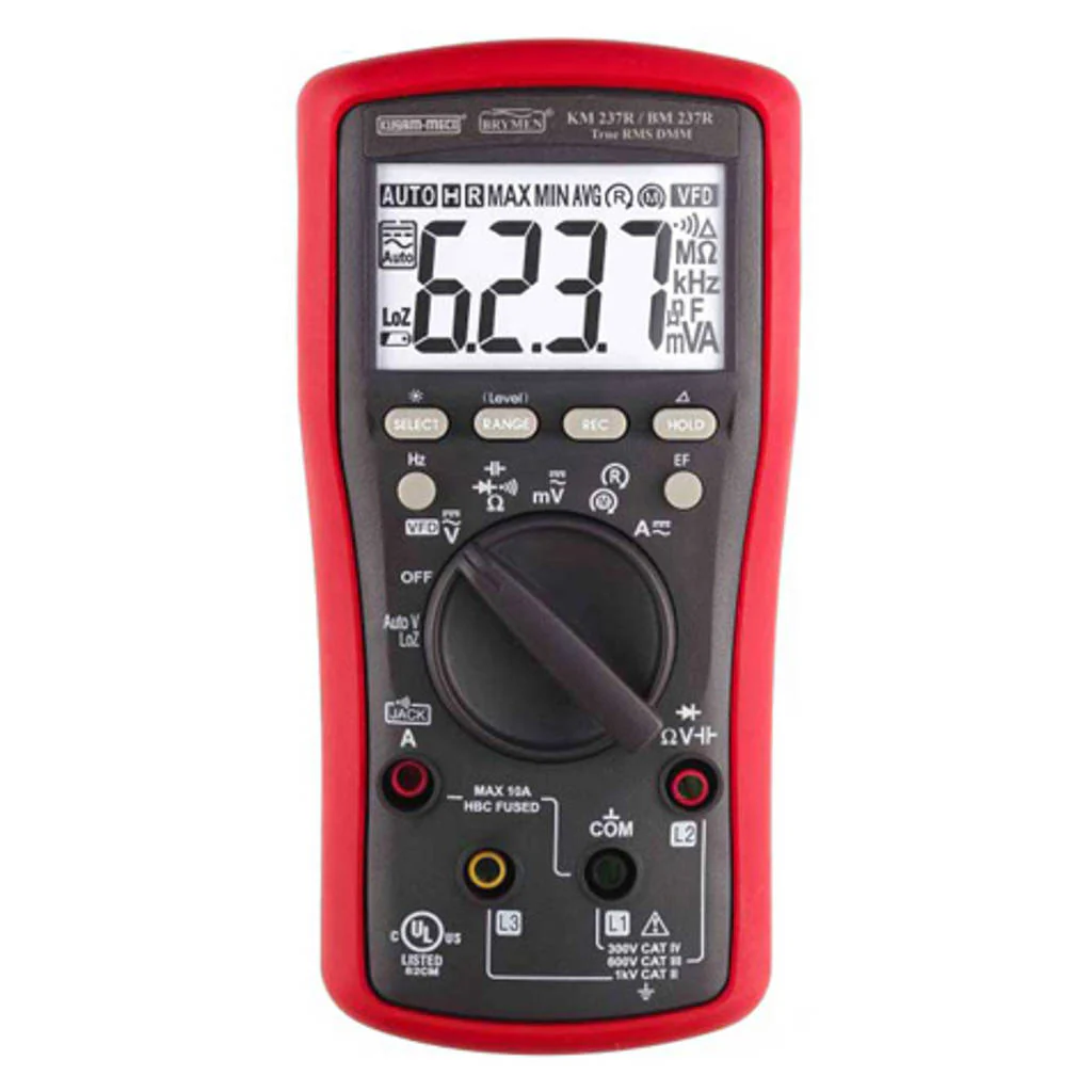 Kusam-meco TRMS Digital Multimeter With VFD KM 237R