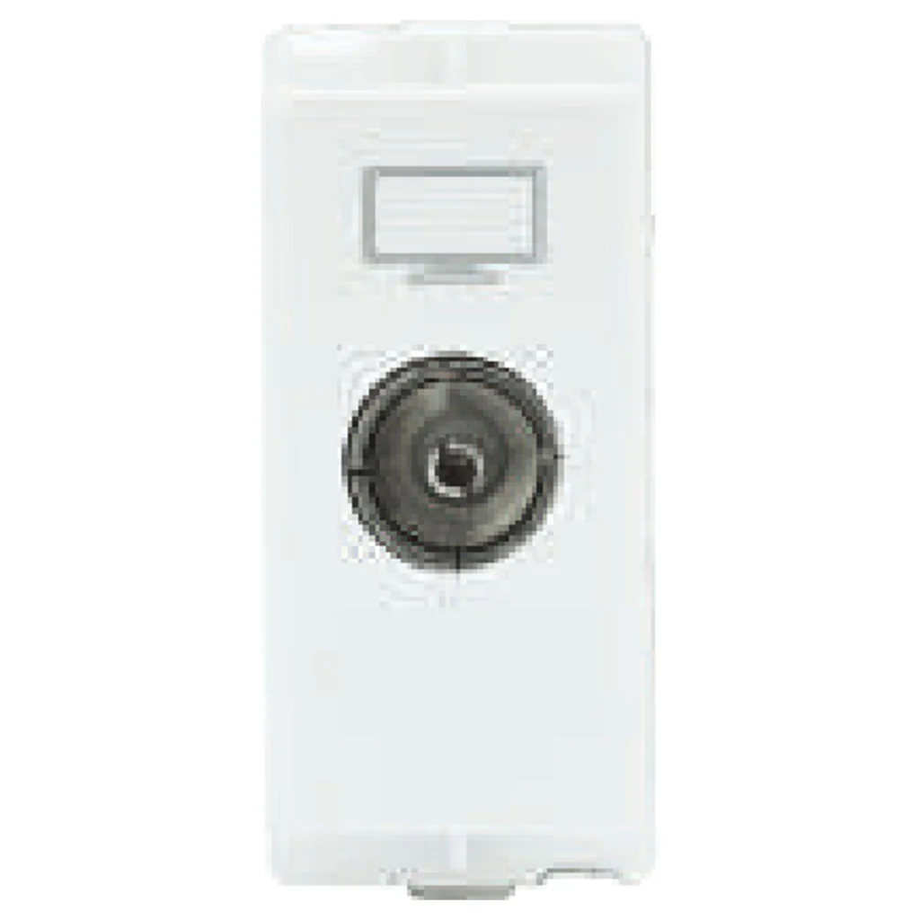 L&T [ Lauritz Knudsen ] enGem TV Socket 1M White CB93101TW00