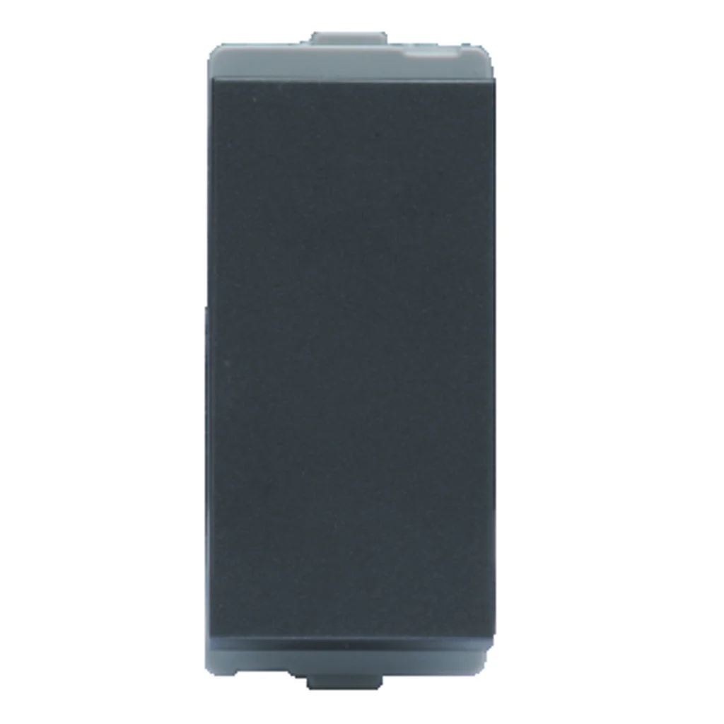 L&T [ Lauritz Knudsen ] Entice 10AX One Way Switch  1M Charcoal Grey CB91101SG10
