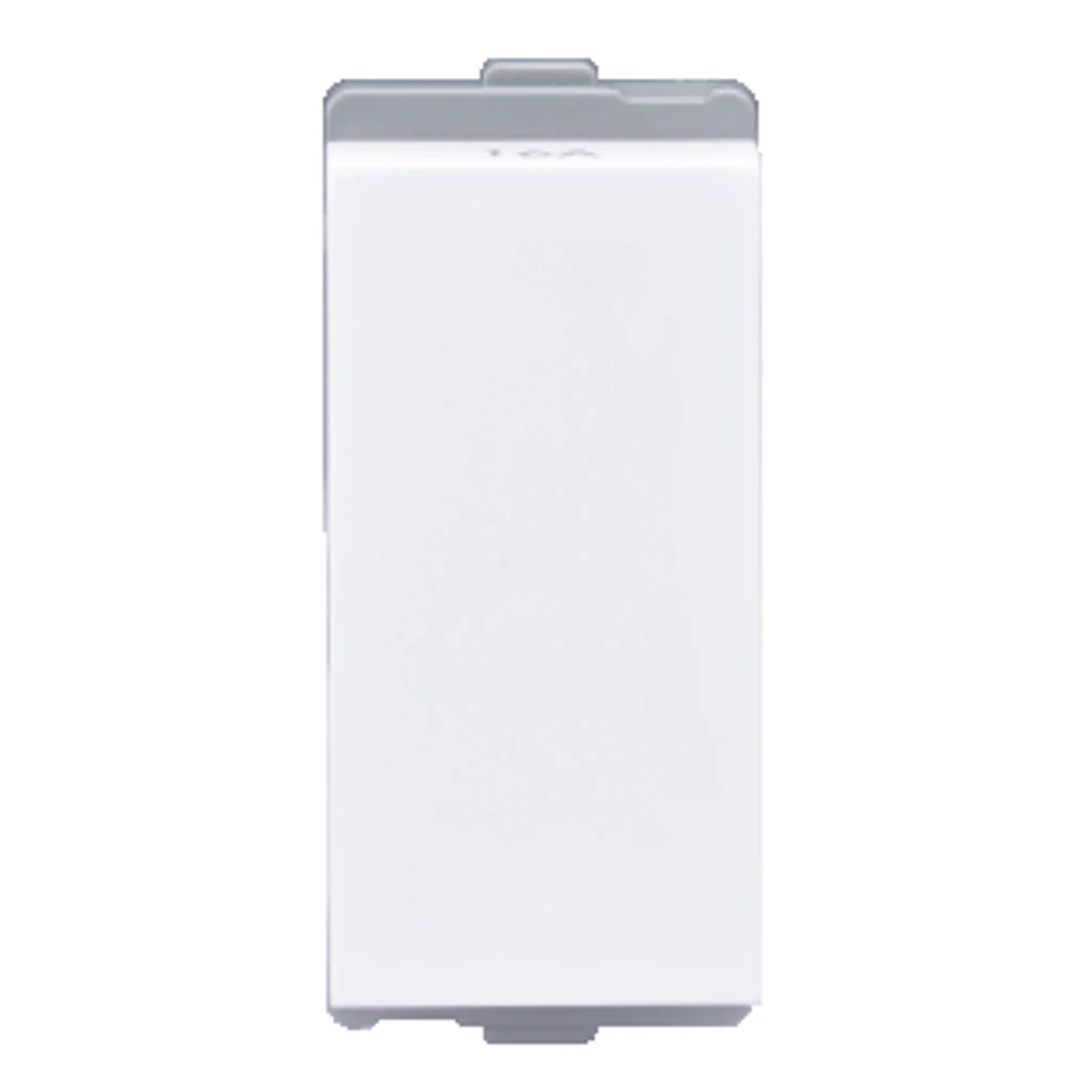 L&T [ Lauritz Knudsen ] Entice 16AX One Way Switch  1M White CB91101SW16