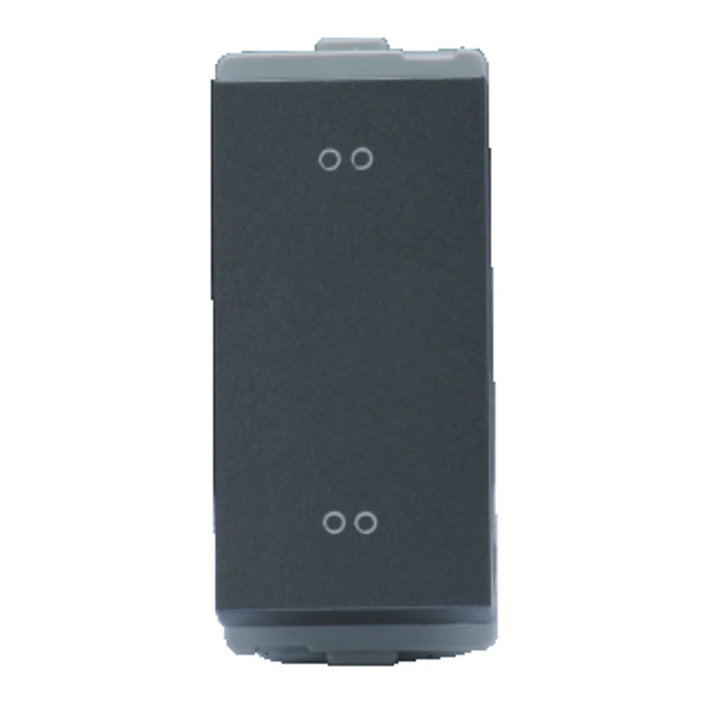 L&T [ Lauritz Knudsen ] Entice 16AX Two Way Switch 1M Charcoal Grey CB91201SG16