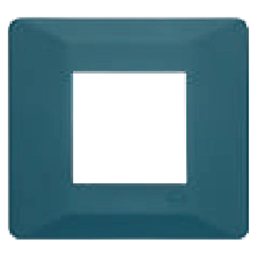 L&T [ Lauritz Knudsen ] Entice Cover Plate Without Grid Frame Vivid Shades Bottle Green 1-18Module