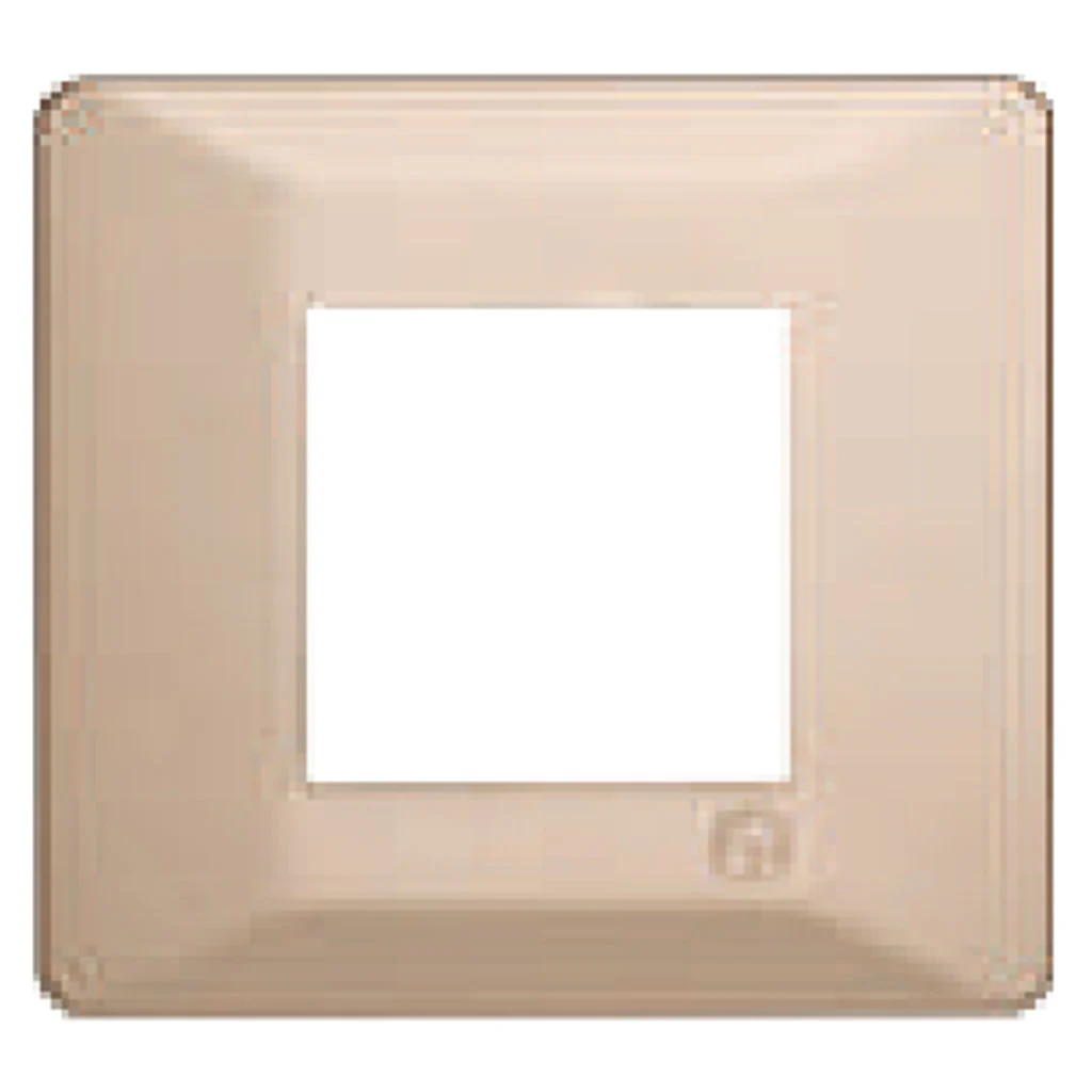 L&T [ Lauritz Knudsen ] Entice Cover Plate Without Grid Frame Vivid Shades Gold Rush 1-18Module
