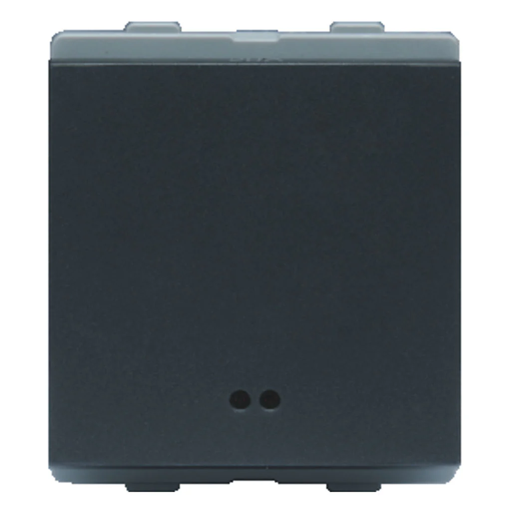 L&T [ Lauritz Knudsen ] Entice DP Switch With Indicator 20A 2M Charcoal Grey CB91402SG20